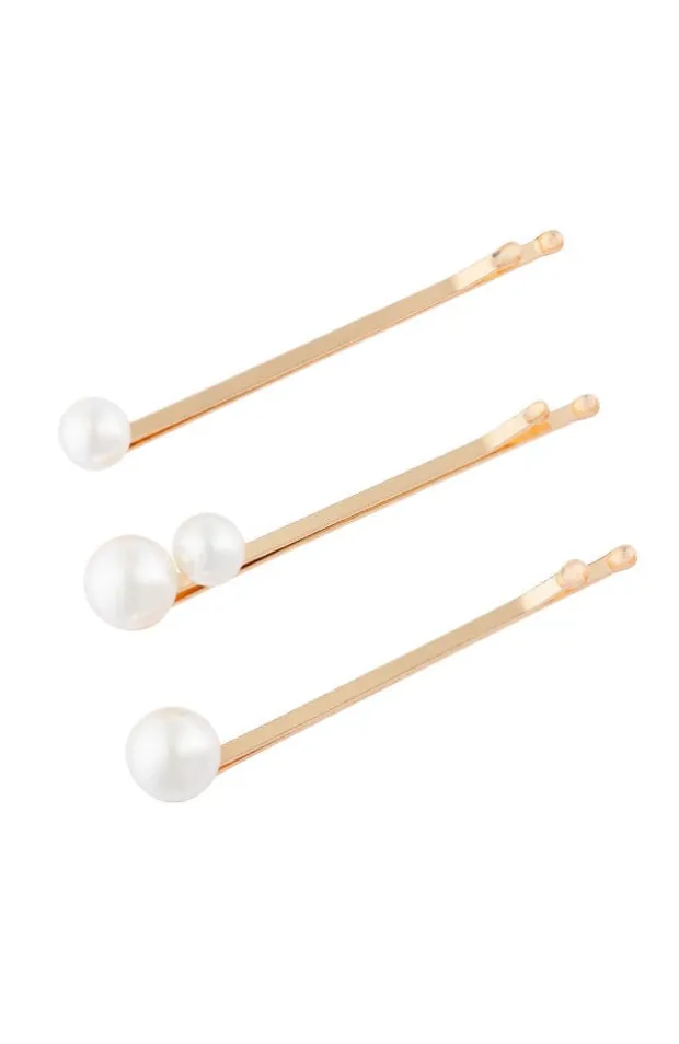 Bold Pearl Bobby Pin 3-Pack
