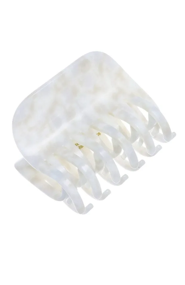 Large Double Tooth Claw Clip - Coconut Milk