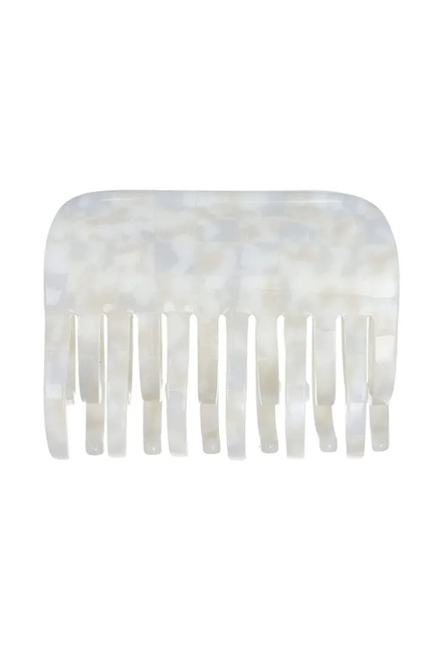 Large Double Tooth Claw Clip - Coconut Milk