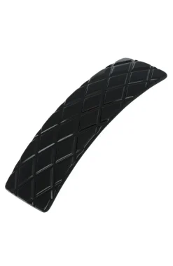 Quilted Rectangle Barrette - Classic