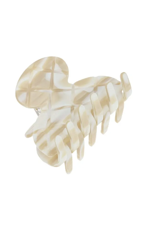 Quilted Small Claw Clip - Classic