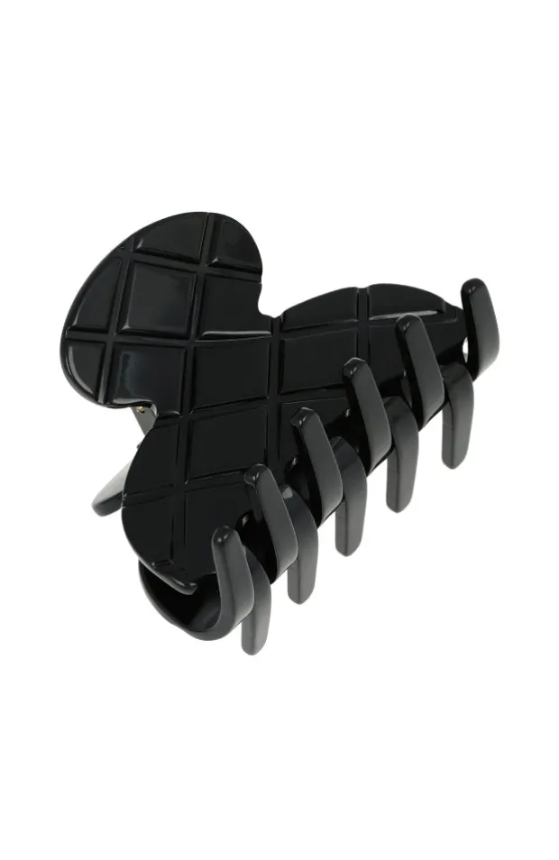 Quilted Small Claw Clip - Classic