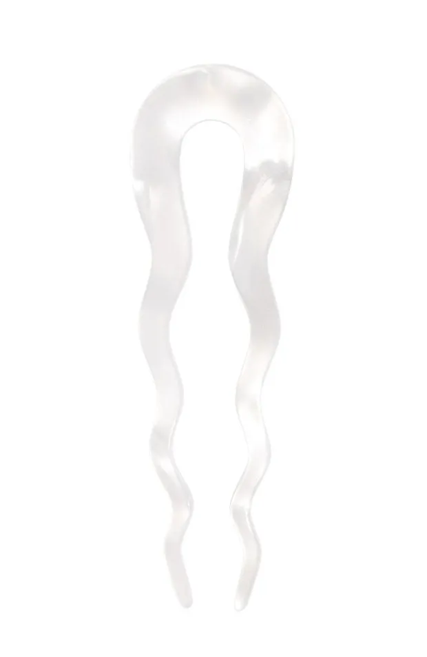 Wavy Tooth Chignon Pin - Classic
